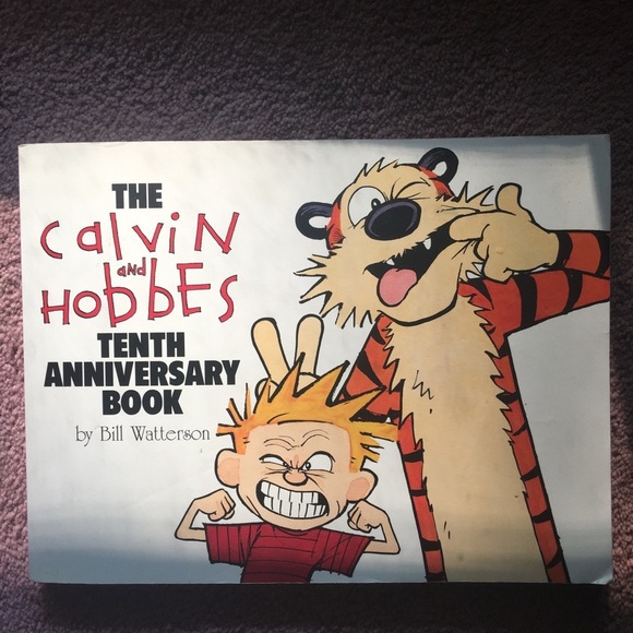 The Calvin and Hobbes 10th anniversary book by Bill WATTERSON 1995 mint conditio